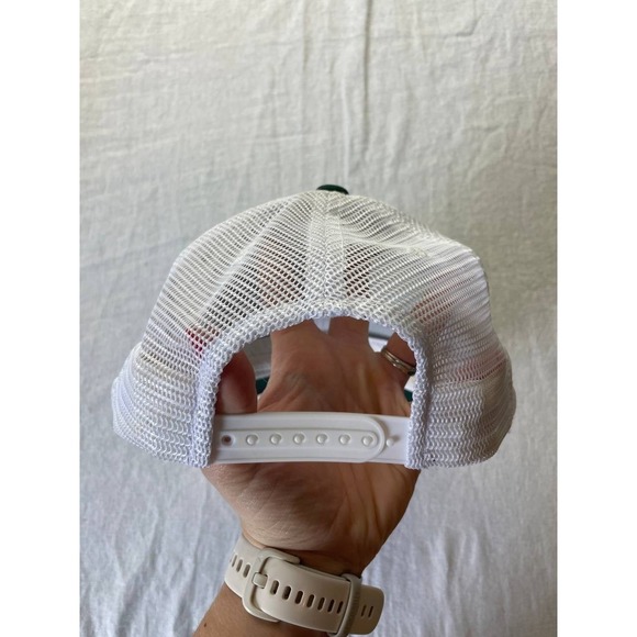 University Miami Hurricanes Snapback Hat Green White Trucker Top Of The World - Picture 2 of 4